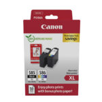 Canon OEM 1xPG-585XL, 1xCL-586XL, Photo Paper ink